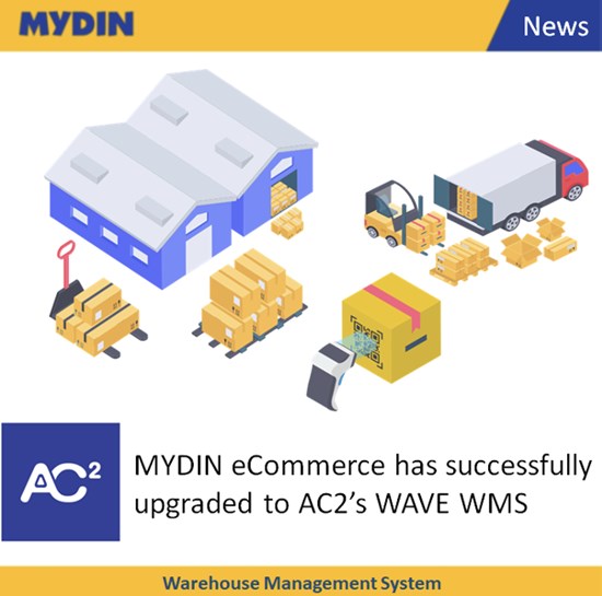 AC2's WAVE Warehouse Management System Selected by MYDIN for Upgrading its eCommerce Operations to Deliver Better Services