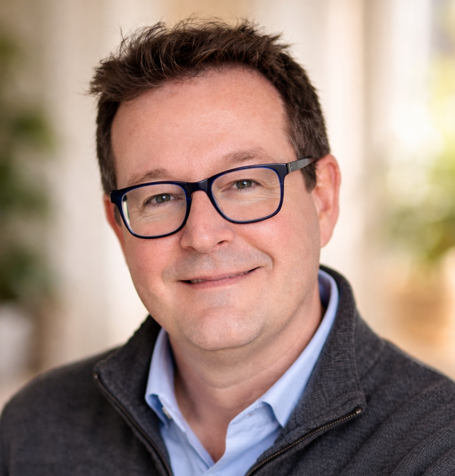 Header with large title Michel Paquin – Entreprise Transformation