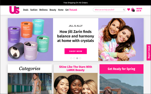 'Us Weekly' Launches Ecommerce Site With Celeb-Inspired Products